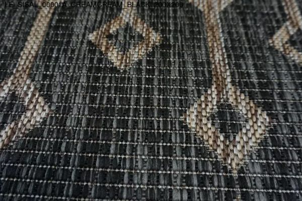 Thảm Sofa cao cấp [00001A_CREAMCREAM_BLACK_200X200]