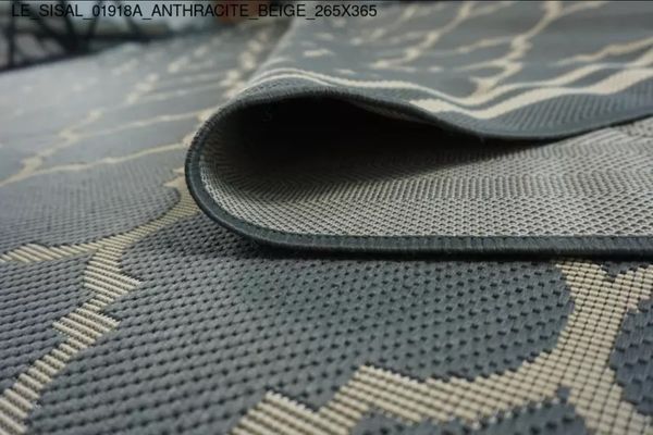 Thảm Sofa cao cấp [01918A_ANTHRACITE_BEIGE_265X365]
