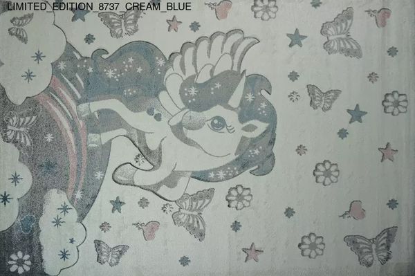 Thảm Sofa cao cấp [8737_CREAM_BLUE]