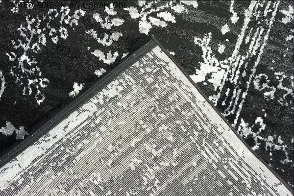 Thảm Sofa cao cấp [8774_SIYAH_GRI]