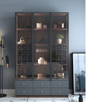 Tủ rượu bằng gỗ gia đình [TR-1201]