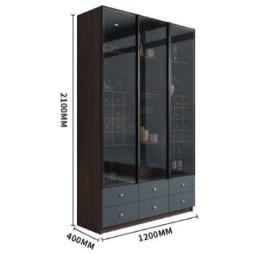 Tủ rượu bằng gỗ gia đình [TR-1201]