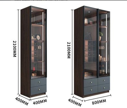 Tủ rượu bằng gỗ gia đình [TR-1201]
