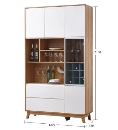 Tủ rượu bằng gỗ gia đình [TR-1217]