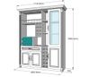 Tủ rượu bằng gỗ gia đình [TR-1231]