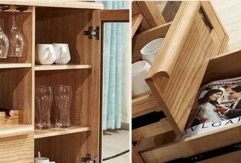 Tủ rượu bằng gỗ gia đình [TR-1236]