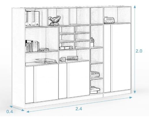 Tủ tài liệu văn phòng hiện đại [TTL-1178]