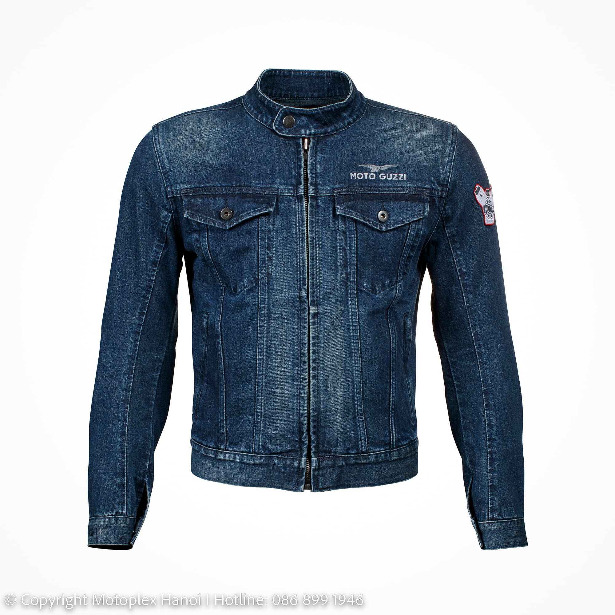 Áo Khoác Jean Moto Guzzi