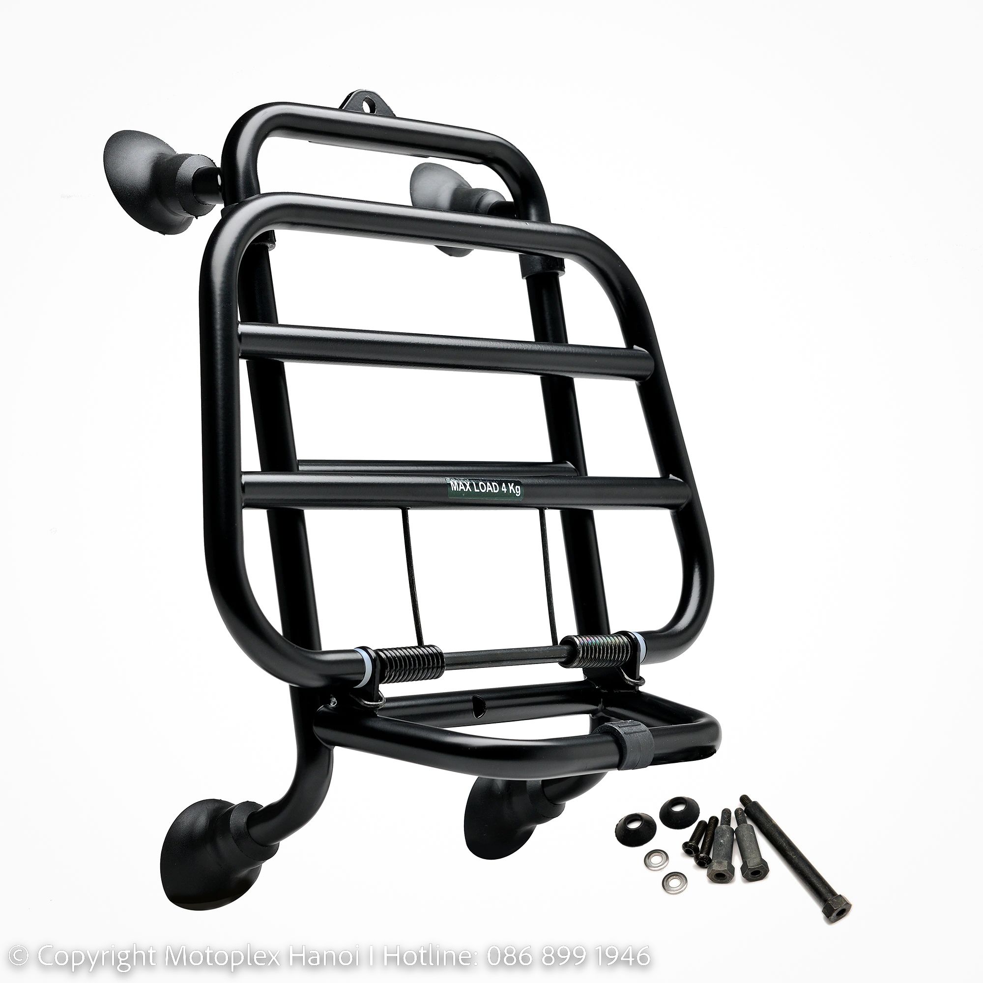 Baga Trước (Giá Đèo Hàng Trước) MY2023 Màu Đen Vespa GTS & Vespa GTV - 1B007202