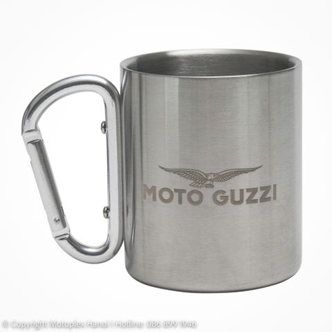 Cốc Inox Moto Guzzi màu Bạc