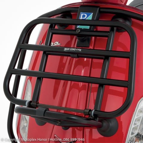 Baga Trước (Giá Đèo HàngTrước) Vespa Primavera/ Vespa Sprint màu Đen Mờ