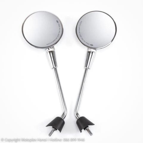 Gương Chiếu Hậu Vespa Primavera Mạ Chrome Chính Hãng