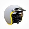 Mũ Bảo Hiểm 3/4 có kính âm Vespa Grey Demi Jet XI