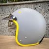 Mũ Bảo Hiểm 3/4 có kính âm Vespa Grey Demi Jet XI