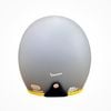 Mũ Bảo Hiểm 3/4 có kính âm Vespa Grey Demi Jet XI