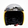 Mũ Bảo Hiểm 3/4 có kính âm Vespa Grey Demi Jet XI