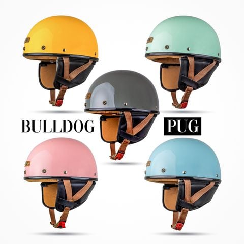 Mũ Bảo Hiểm Nửa Đầu Bulldog Pug