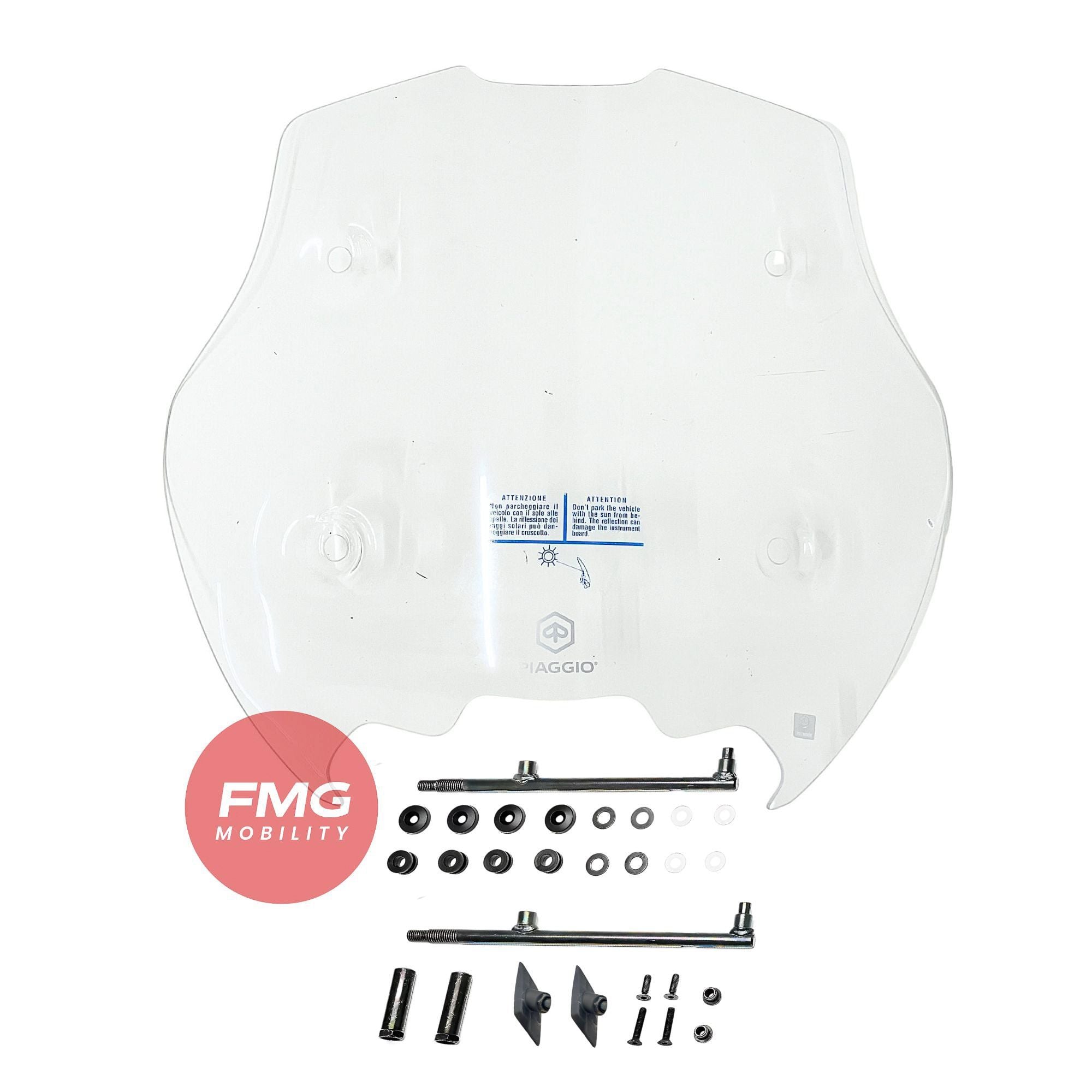 Kính Chắn Gió Trong Suốt MY2025 Piaggio Liberty - 1B012265