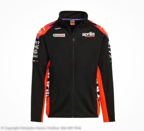 Áo Khoác Nỉ Aprilia SWEAT SHIRT FZ CAP TEAMWEAR REPLICA