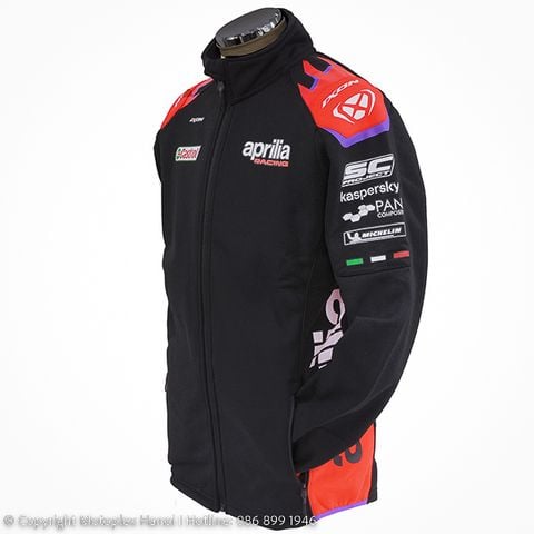 Áo Khoác Nỉ Aprilia SWEAT SHIRT FZ CAP TEAMWEAR REPLICA