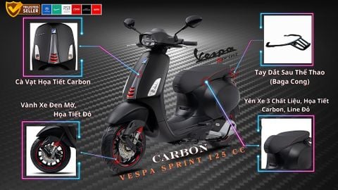 Vespa Sprint 125 Carbon