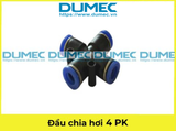  Đầu nối hơi chia 3 4 5 