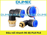  Đầu nối nhanh 90 độ PL 8-01 02 PL 6-01 02 