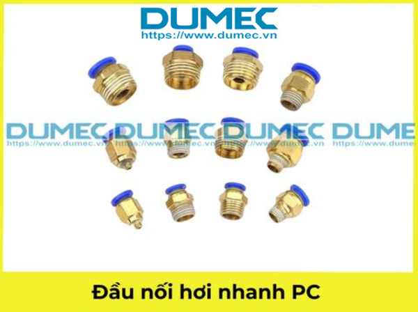  Đầu nối hơi nhanh PC 8-01, 02, 03, 04   PC 10-01, 02, 03, 04 