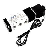  Van điện từ khí nén 5 cổng 2 vị trí 4V110-06 PT1/8 đầu ra khí 2 vị trí DC24V / AC220V 