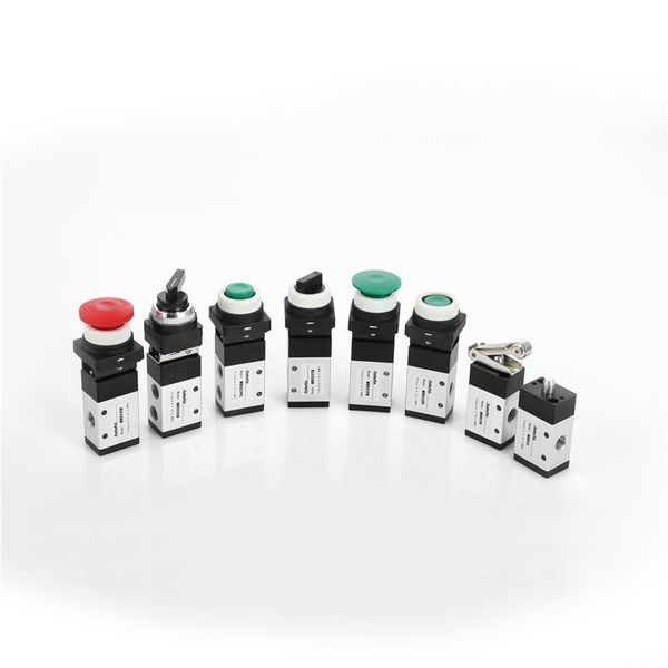  Van khí nén 3 cổng 2 vị trí Van 3/2 MV322 PP 322PPL 322PB 322EB 322LB 322R (Ren 13mm) 