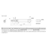  Xi lanh khí nén CDJ2B10 x 10 15 20 25 30 35 40 45 50 60 75 100 125 150 175 200 