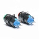  Công tắc nhấn giữ , công tắc nhấn nhả , nút nhấn LA16Y-11D có LED 24V 220V , nút nhấn phi 16mm 5 chân 