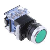  Công tắc nhấn giữ , công tắc nhấn nhả LA38 - 11 BN màu xanh 