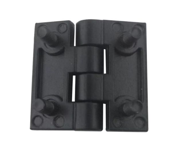  Bản lề cửa liền vít 40mm x 40mm , bản lề liền vít hợp kim kẽm , bản lề liền vít màu đen 40x40 