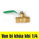  Van bi khóa khí, Van bi tay gạt, Van bi khóa khí bằng đồng, Van khóa khí, Van khóa nước, phun sương 