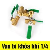  Van bi khóa khí, Van bi tay gạt, Van bi khóa khí bằng đồng, Van khóa khí, Van khóa nước, phun sương 