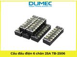  Cầu đấu điện 6 chân 25A TB-2506 