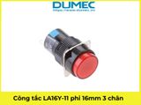  Công tắc nhấn giữ , công tắc nhấn nhả LA16Y-11 phi 16mm 3 chân 