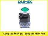  Công tắc nhấn giữ , công tắc nhấn nhả LA38 - 11 BN màu xanh 