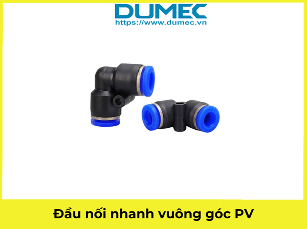  Đầu nối nhanh góc vuông PV4 PV6 PV8 PV10 PV12 PV14 PV16 