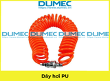  Dây hơi PU khí nén xoắn dài 3m 6m 9m 12m 15m chịu áp lực cao dẻo mềm 