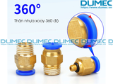  Đầu nối hơi nhanh PC 8-01, 02, 03, 04   PC 10-01, 02, 03, 04 