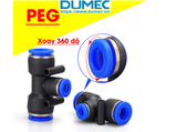  Đầu nối nhanh khí nén chuyển đổi PEG chia 3 