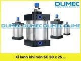  Xi lanh khí nén SC 50 x hành trình 25 50 75 100 125 150 175 200 250 300 350 400 450 500 600 700 800 900 1000 