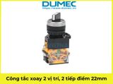  Công tắc xoay 2, 3 vị trí phi 22 mm LA38-20X3 / Công tắc xoay 3 tiếp điểm 