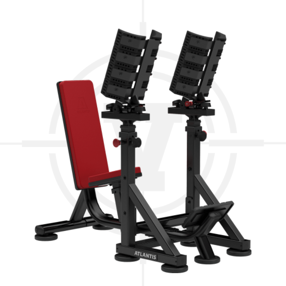 Ghế Đẩy Tạ Tay ∣ Straight Dumbbell Bench With Pivots ∣ Atl 265