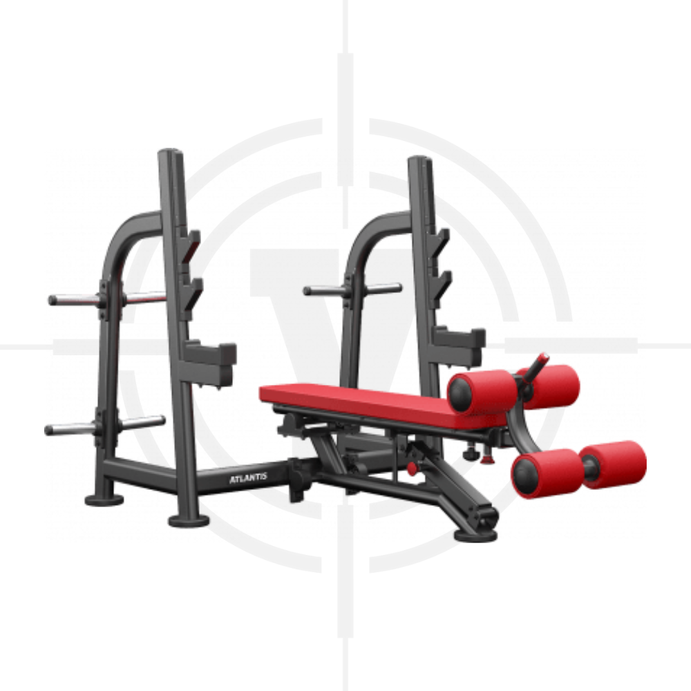 Ghế Đẩy Ngực Dưới︱Olympic Flat / Decline Bench Press︱Atl 261