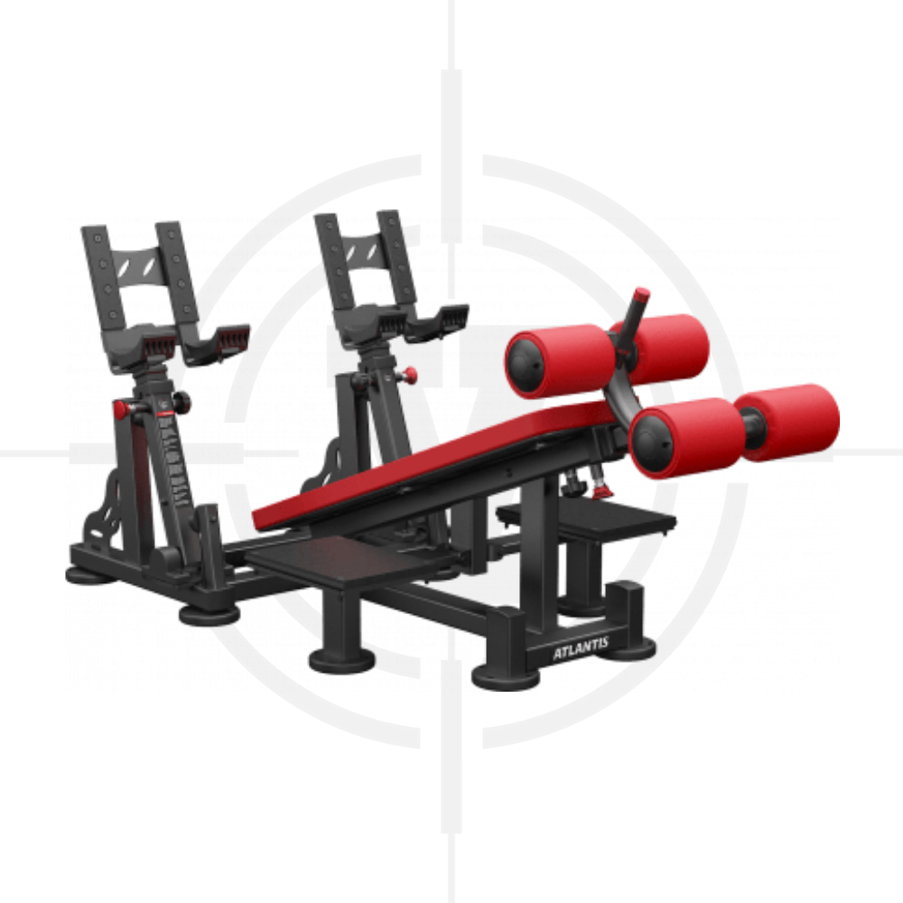 Ghế Đẩy Tạ Tay ∣ Decline Dumbbell Bench With Pivots ∣ Atl 268