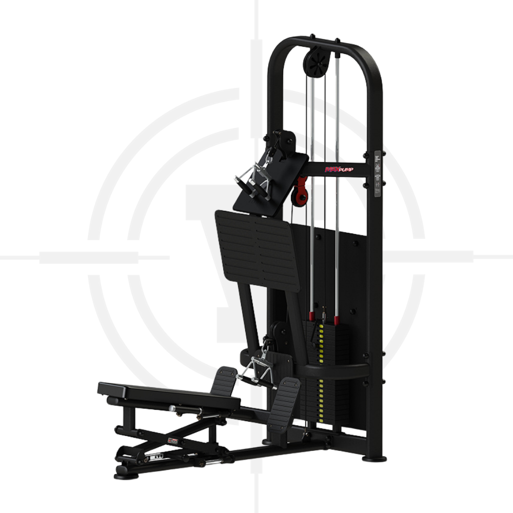 MÁY TẬP LƯNG NGANG, LƯNG DƯỚI ∣ HIGH ROW & LOW ROW SUPERSET ∣ MAX 002