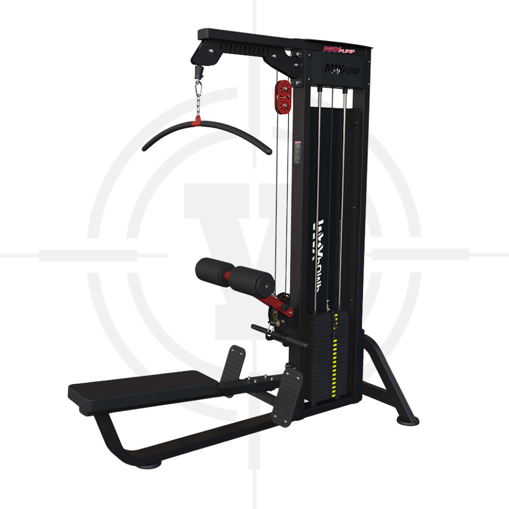 MÁY TẬP LƯNG TRÊN, LƯNG NGANG ∣ LAT PULL DOWNM & SEATED ROW COMBO ∣ MAX 036